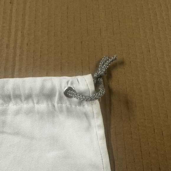 Bogner White Drawstring Bag dust bag grey logo travel merch luxury vacation - Picture 6 of 8